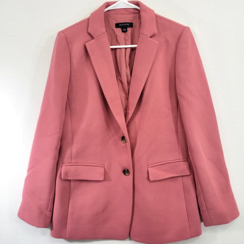 Ann Taylor Pink Blazer - Picture 2 of 13